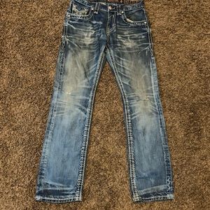 Men’s Rock Revival Bob Straight Jeans